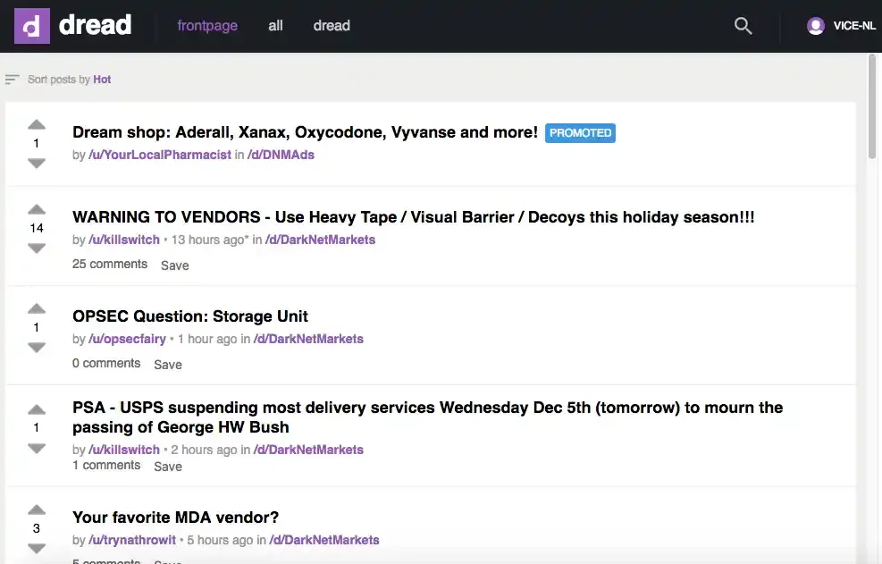 Dread Forum - All-Purpose Darknet Forum for news and talk