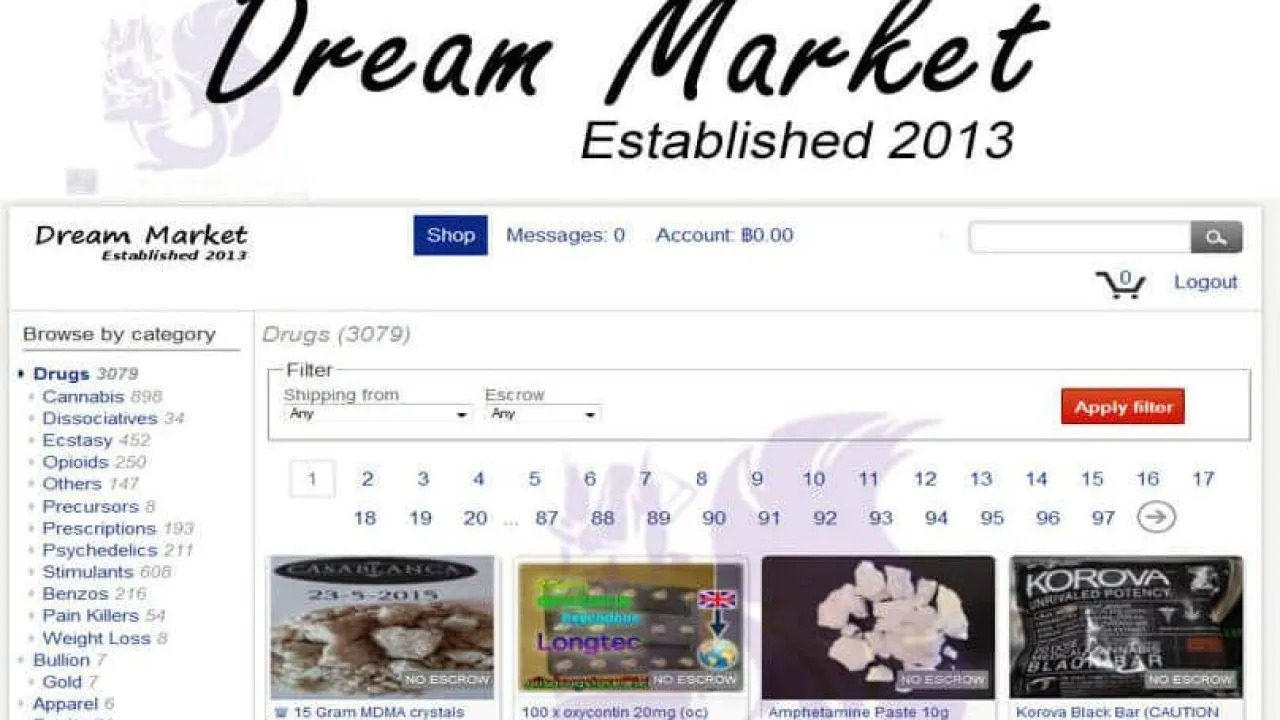 Dream Market - old-school al purpose darknet market